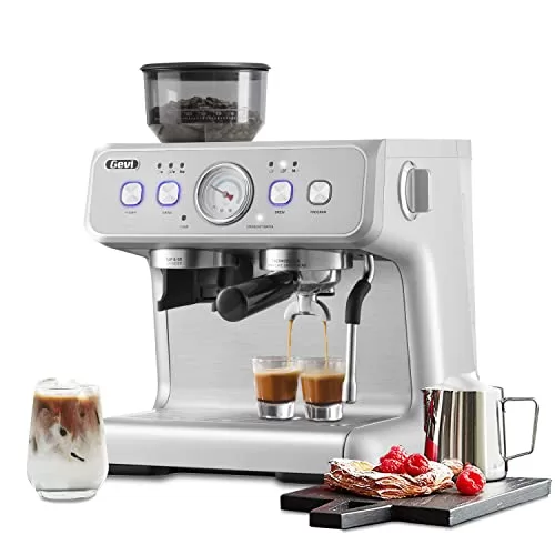 Gevi Espresso Machines 20 Bar Fast Heating Automatic Cappuccino Coffee Maker